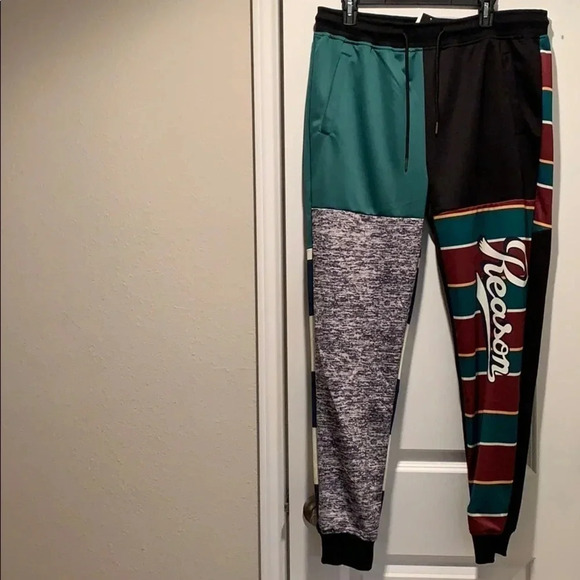 Reason Green Logo Joggers Sweatpants - Picture 2 of 9